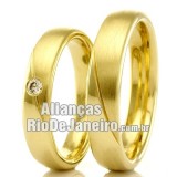 Alianças  em ouro para casamento Rio de Janeiro
